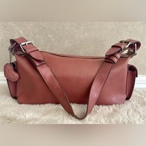 Rina Rich Y2K Pink Shoulder Baguette Bag Purse